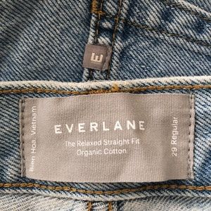 Everlane Slouch Jean, Organic, Strait Fit (Never Worn)